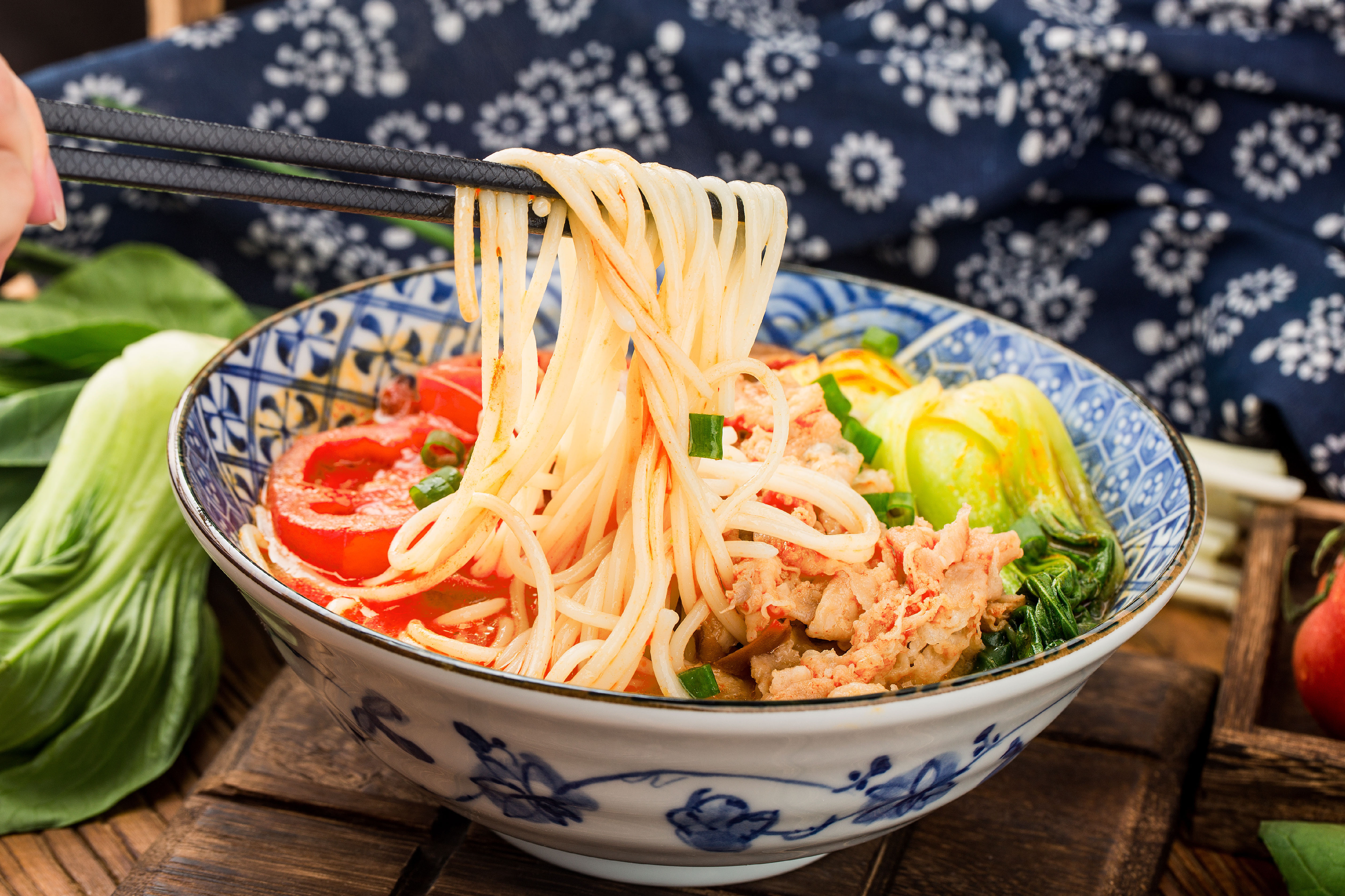 4. บะหมี่น้ำซุปหม่าล่า